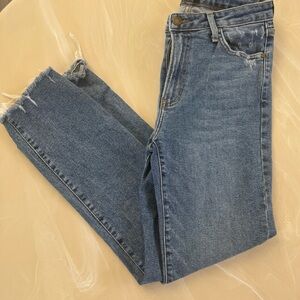 Just Black High Rise Straight Vintage Denim